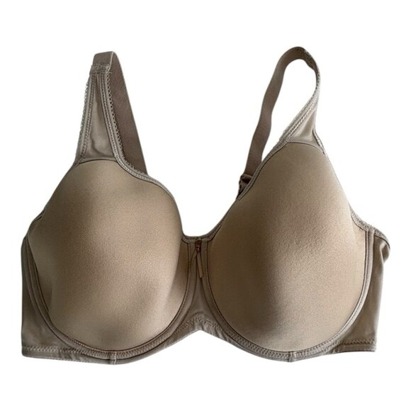Wacoal Underwire Bra 38DD Tan Nude #853192  3 J Hook light Padded Brazier - Picture 1 of 7